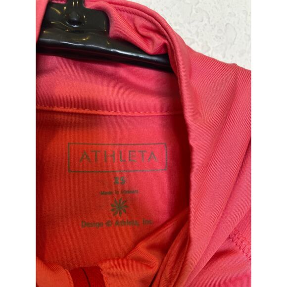 Athleta Pink Intrepid Sun Shield Pullover Long Sleeve Activewear Top Knit Sz XS - Picture 3 of 13